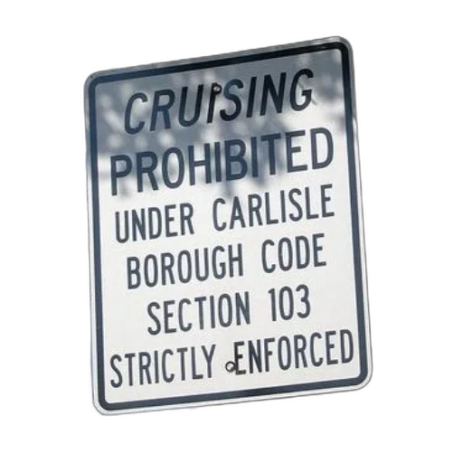 car, sign, indicating, cruising transparent PNG cut-out