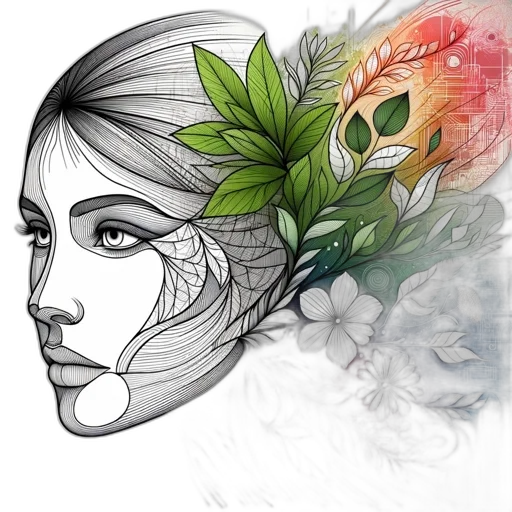 mask, face, flower, crown transparent PNG cut-out