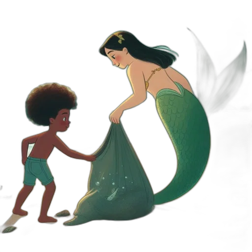 concept art, fantasy art, pixel art, underwater transparent PNG cut-out