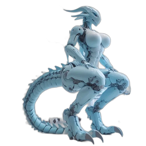 dragon, creature, concept art, 3d render transparent PNG cut-out