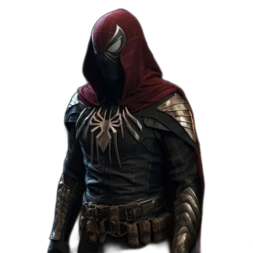 mask, jacket, weapon, staff transparent PNG cut-out