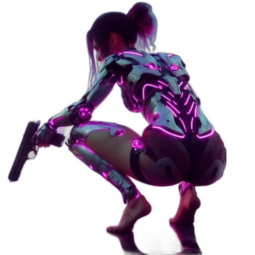 weapon, robot, jacket, dress transparent PNG cut-out
