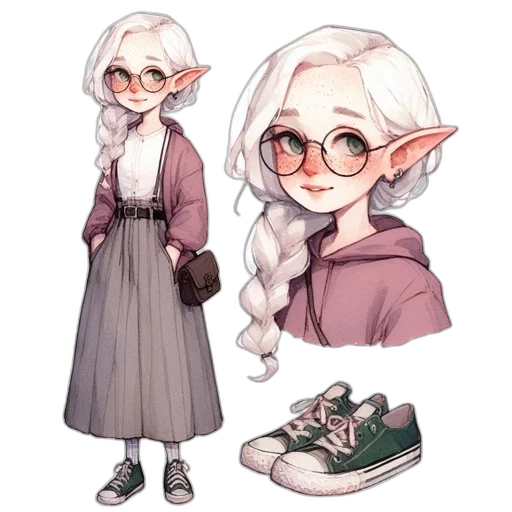 concept art, fantasy art, pixel art, watercolor transparent PNG cut-out