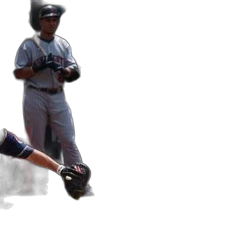 baseball, player, gray, uniform transparent PNG cut-out