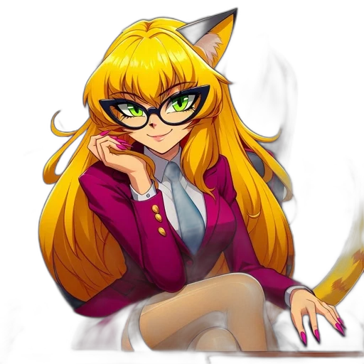 staff, jacket, anime, pixel art transparent PNG cut-out