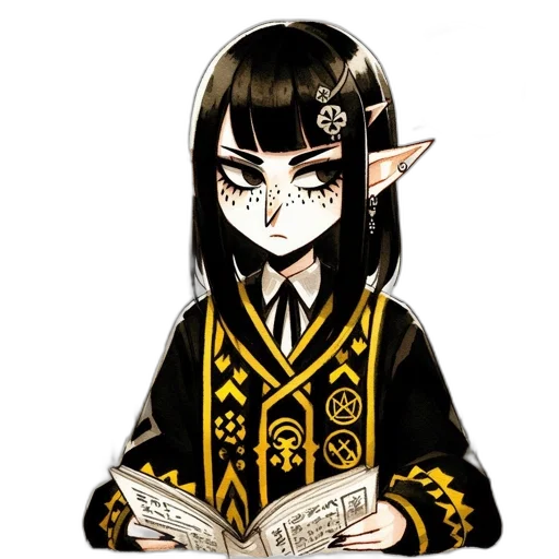 staff, mask, dragon, fantasy art transparent PNG cut-out