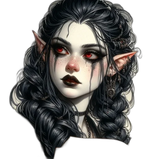 face, staff, fantasy art, concept art transparent PNG cut-out