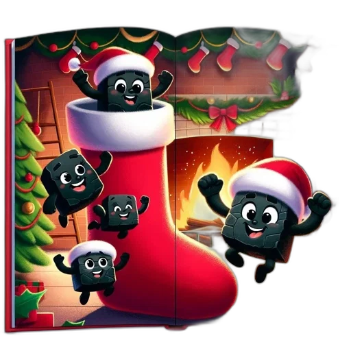 concept art, four, anthropomorphic, cubes transparent PNG cut-out