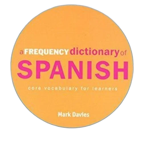 frequency, dictionary, spanish, core transparent PNG cut-out
