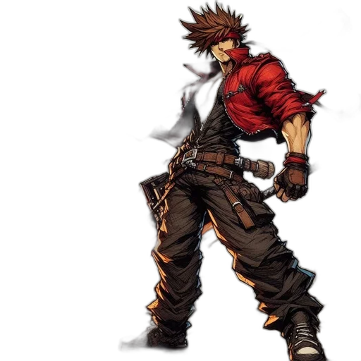 jacket, weapon, staff, concept art transparent PNG cut-out