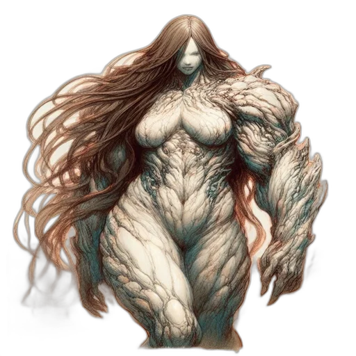 creature, hair, dress, animal transparent PNG cut-out