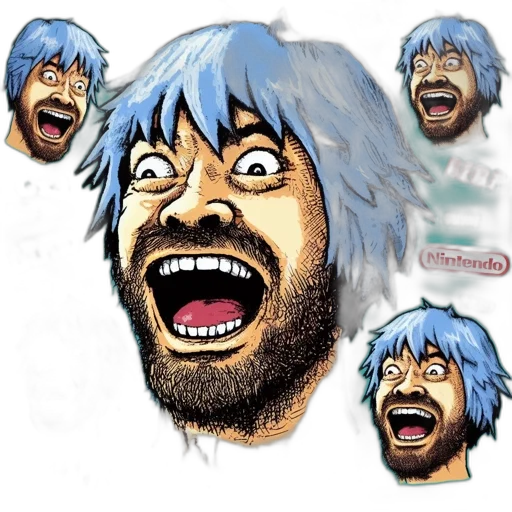 face, creature, mask, hair transparent PNG cut-out