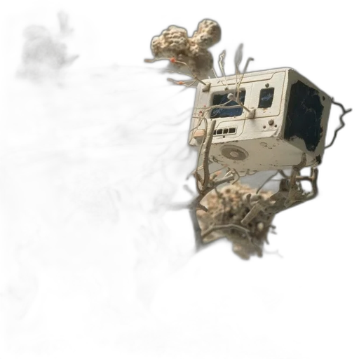 robot, mask, weapon, staff transparent PNG cut-out