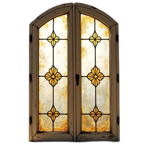 furniture, 3d render, golden, pair transparent PNG cut-out