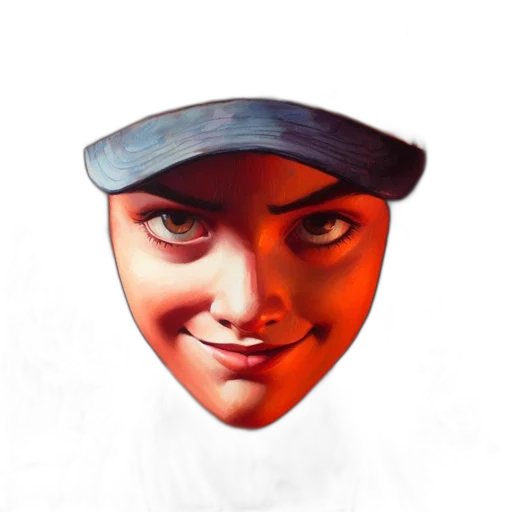 face, hat, mask, creature transparent PNG cut-out