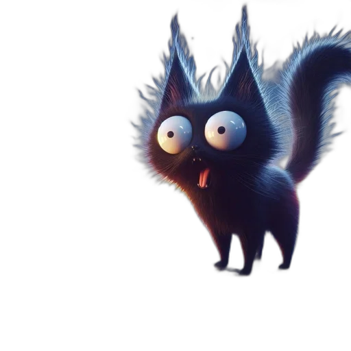 creature, animal, dragon, staff transparent PNG cut-out