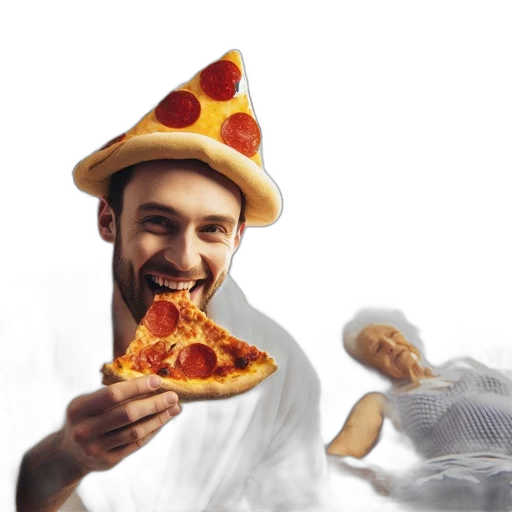 food, hat, face, umbrella transparent PNG cut-out