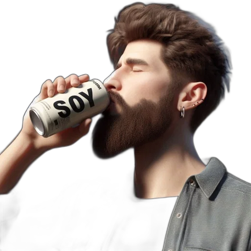 bottle, food, face, animal transparent PNG cut-out