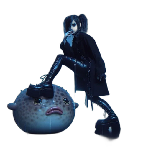 creature, animal, mask, shoes transparent PNG cut-out