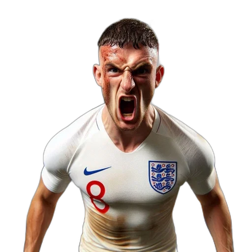 face, english, player, wears transparent PNG cut-out