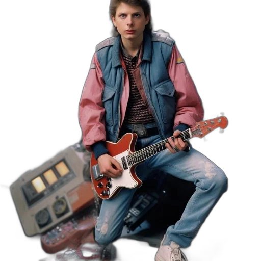 jacket, weapon, photorealistic, concept art transparent PNG cut-out