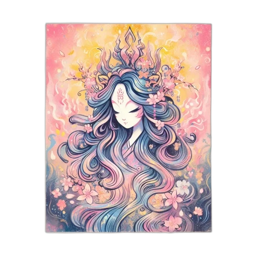 hair, flower, crown, dress transparent PNG cut-out