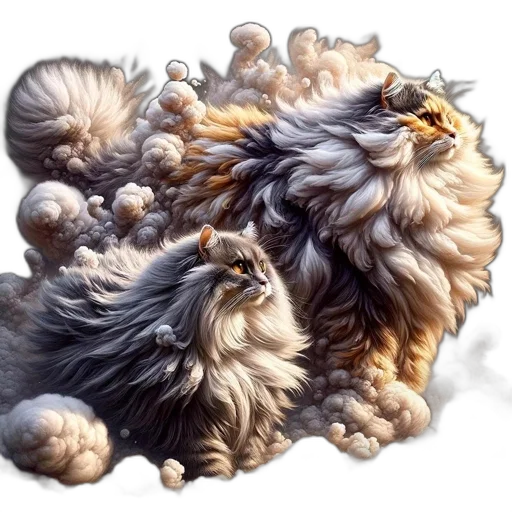 hair, animal, dragon, creature transparent PNG cut-out
