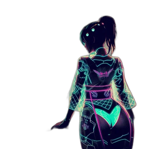 dress, jacket, robot, mask transparent PNG cut-out