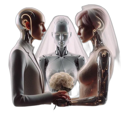 robot, jewelry, concept art, humanoid transparent PNG cut-out