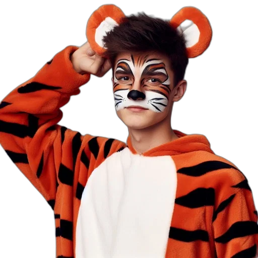 animal, creature, mask, photorealistic transparent PNG cut-out