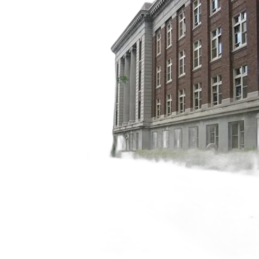 building, car, concept art, photorealistic transparent PNG cut-out