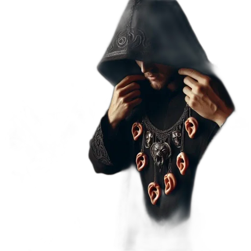 jacket, mask, face, weapon transparent PNG cut-out