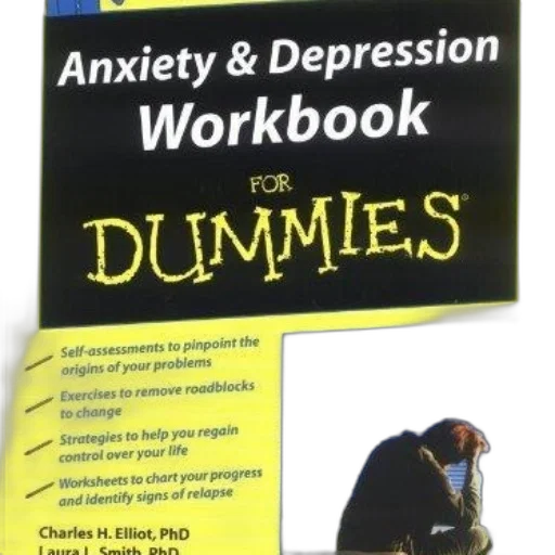 book, cover, titled, anxiety transparent PNG cut-out