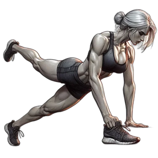 concept art, watercolor, photorealistic, cyberpunk transparent PNG cut-out