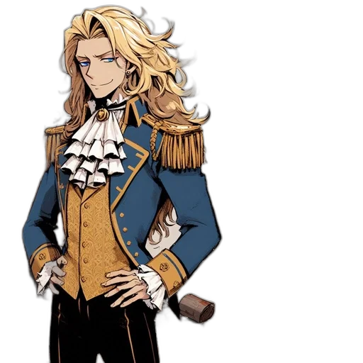 staff, jacket, crown, concept art transparent PNG cut-out
