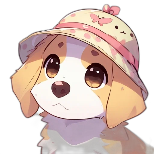 hat, animal, staff, creature transparent PNG cut-out