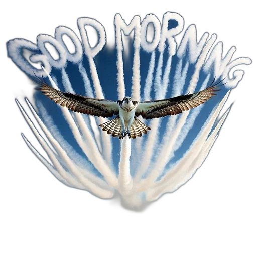 3d render, bird, possibly, eagle transparent PNG cut-out