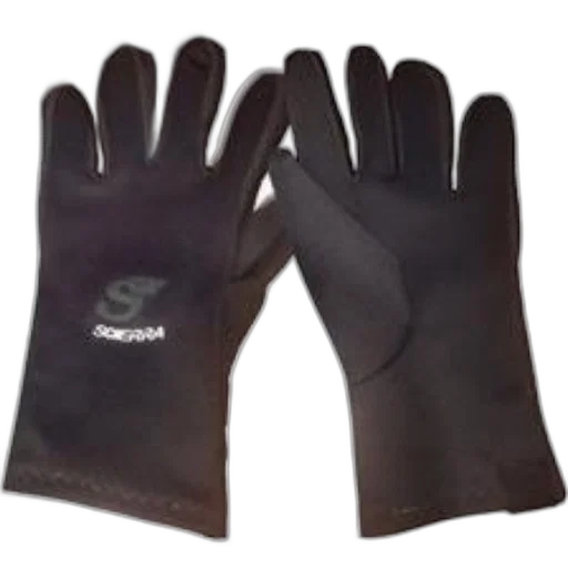 pair, black, gloves, brand transparent PNG cut-out