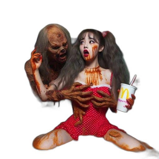 food, creature, concept art, photorealistic transparent PNG cut-out