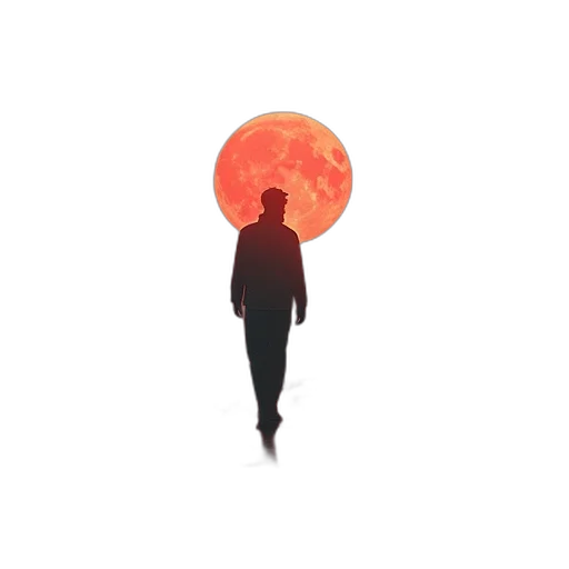 umbrella, jacket, staff, face transparent PNG cut-out