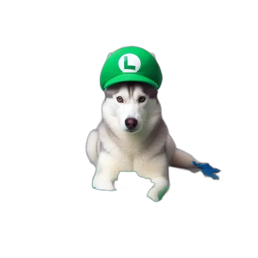 animal, hat, creature, staff transparent PNG cut-out