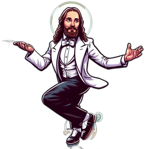 cartoon, illustrated, figure, man transparent PNG cut-out