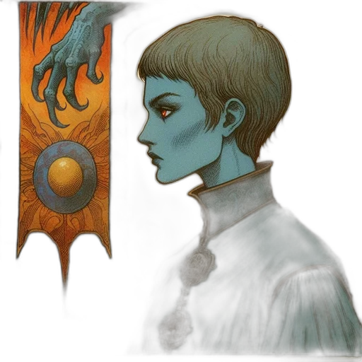 face, staff, mask, sword transparent PNG cut-out