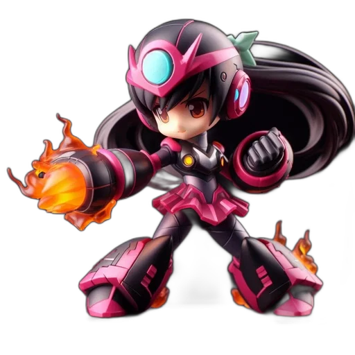 robot, weapon, concept art, 3d render transparent PNG cut-out