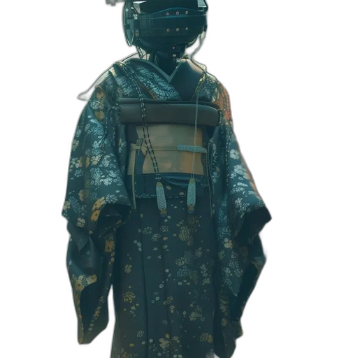 jacket, dress, mask, robot transparent PNG cut-out