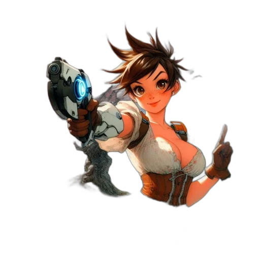 weapon, robot, staff, concept art transparent PNG cut-out