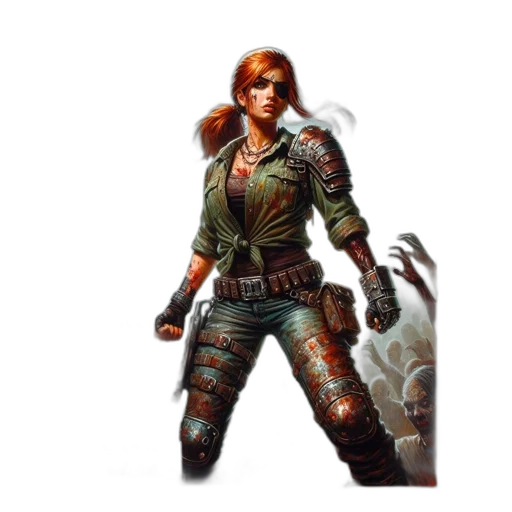 jacket, staff, concept art, fantasy art transparent PNG cut-out