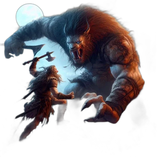 creature, animal, concept art, fantasy art transparent PNG cut-out