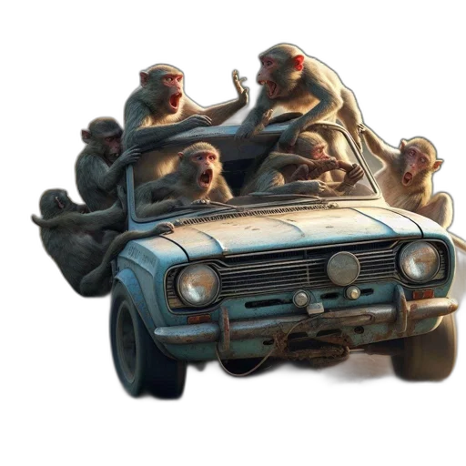 car, animal, creature, concept art transparent PNG cut-out