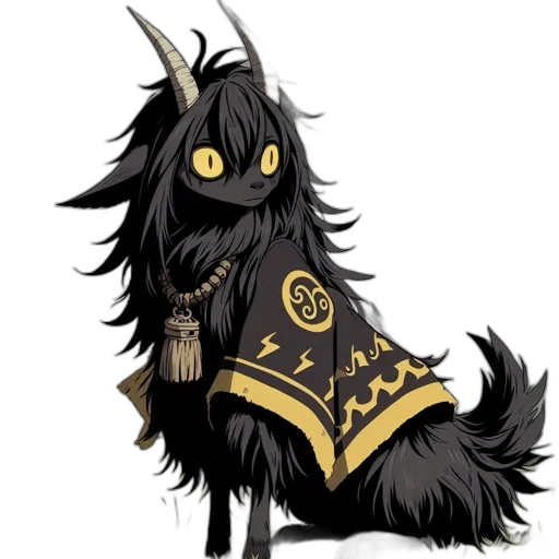 staff, creature, animal, crown transparent PNG cut-out